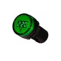 Вольтметр AD22-22 DVM зеленый AC 80-500В - фото